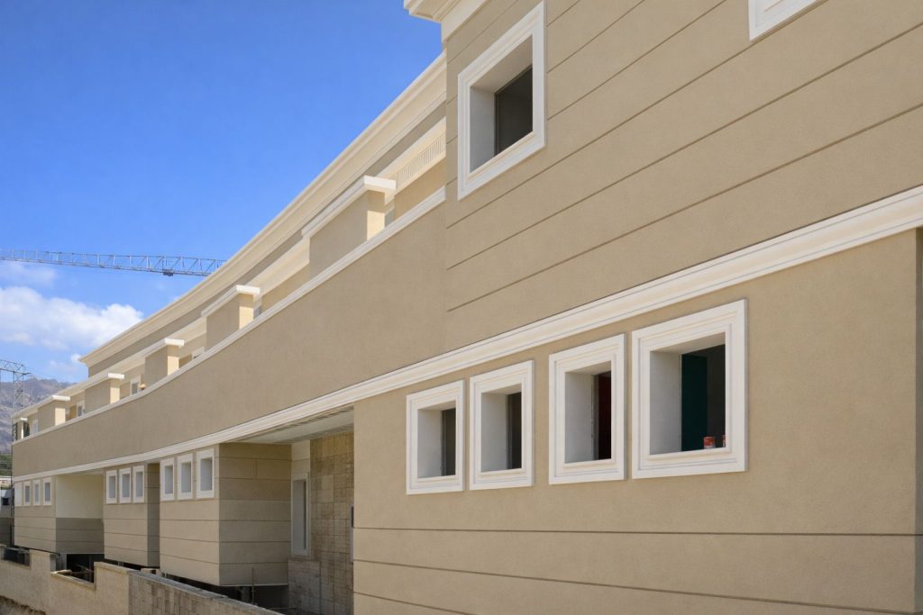 Fachada en poliestireno EPS